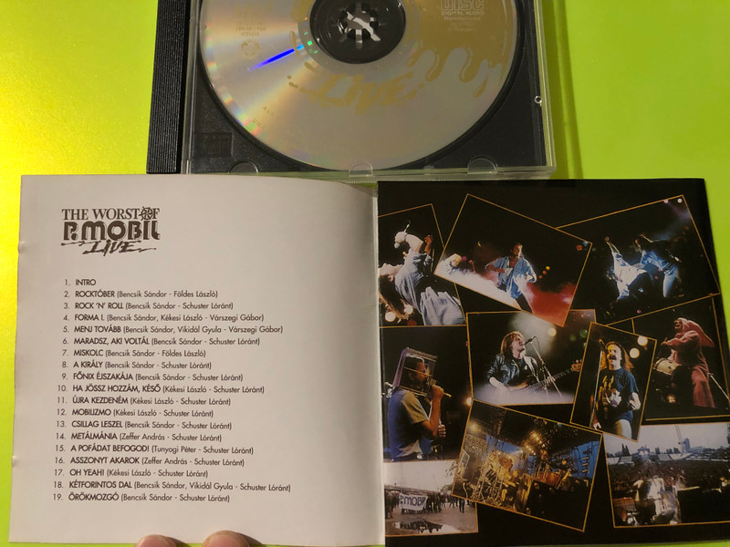 MEGA Records: P. Mobil - The Worst of P. Mobil Live Autographed Audio CD (5991813778123.)