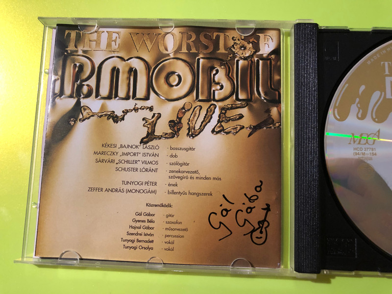 MEGA Records: P. Mobil - The Worst of P. Mobil Live Autographed Audio CD (5991813778123.)