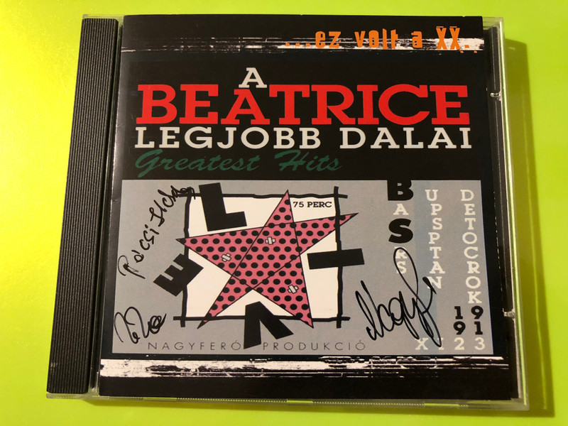 EMI: A Beatrice Legjobb Dalai - Greatest Hits Autographed Audio CD (724352566921)