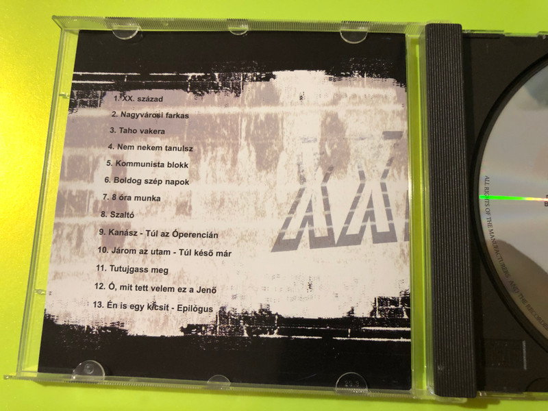 EMI: A Beatrice Legjobb Dalai - Greatest Hits Autographed Audio CD (724352566921)