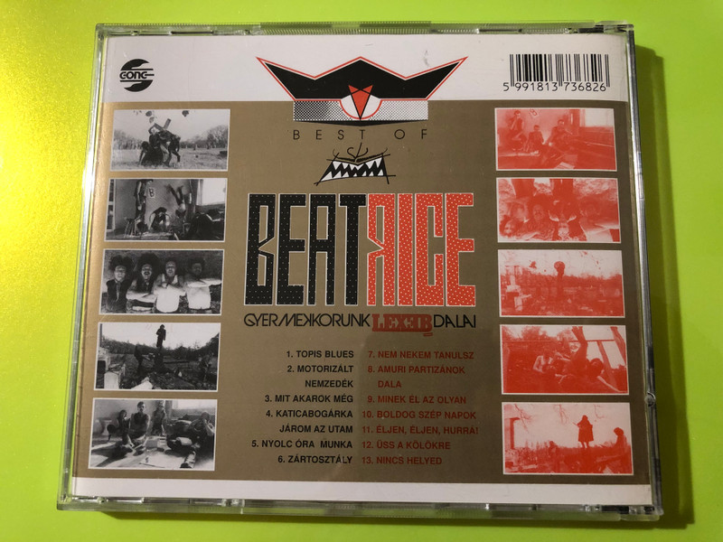 GONG Records: Best of Beatrice - Gyermekkorunk Lexebb Dalai Autographed CD (5991813736826.)