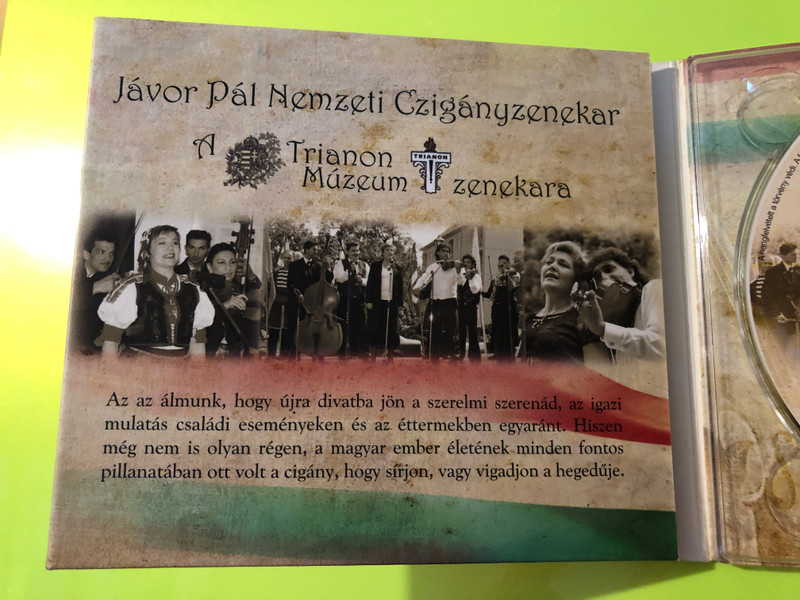 Jávor Pál Nemzeti Czigányzenekar - Magyarország - Itt, vagy sehol! Autographed Folk CD (JávorPálNemzeti)