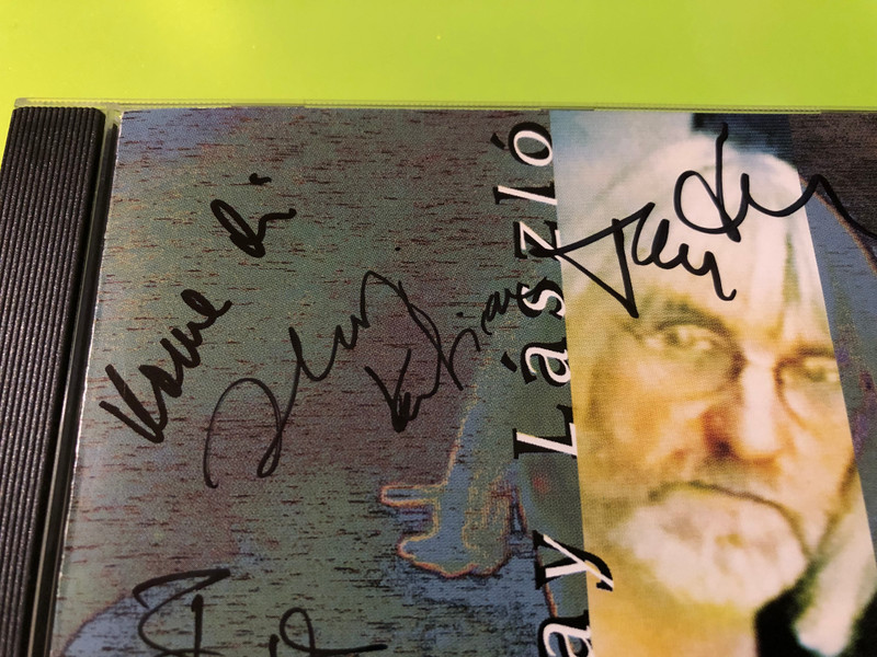 Tolcsvay László - Fehér zaj Autographed Columbia Rock/Pop CD (5099748925527.)