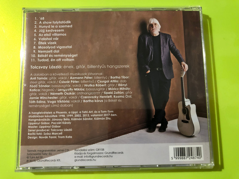 Tolcsvay László - '68 Autographed GrundRecords Pop-Rock CD (5999887248740.)