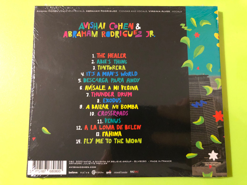 Naïve: Avishai Cohen & Abraham Rodriguez Jr. – Iroko Music CD (3700187680800)