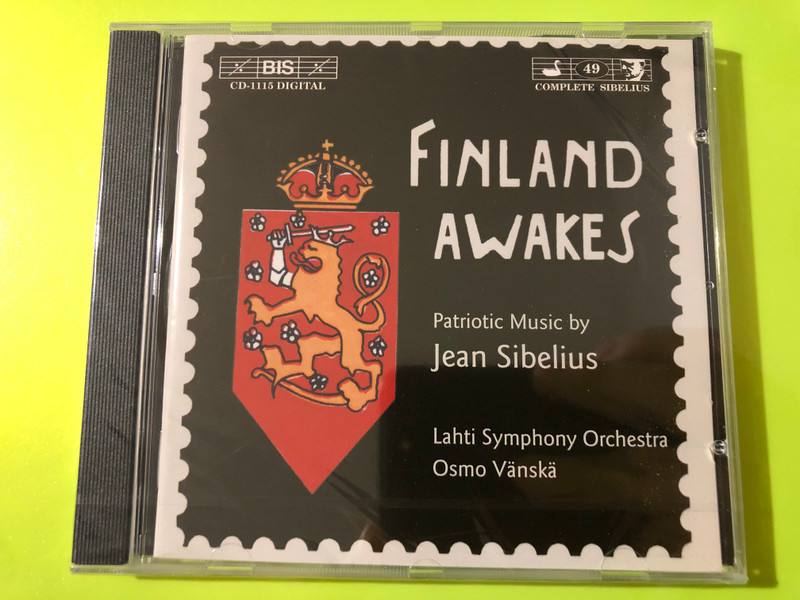 BIS Records: Jean Sibelius – Finland Awakes Patriotic Music CD (7318590011157)