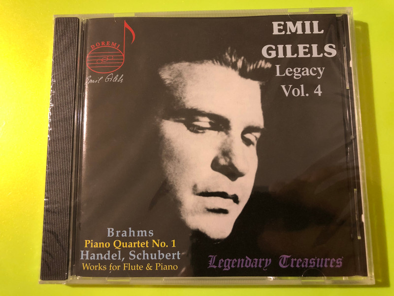 DOREMI Records: Emil Gilels Legacy Vol. 4 – Brahms, Handel & Schubert Legendary Treasures CD (0723724019126)