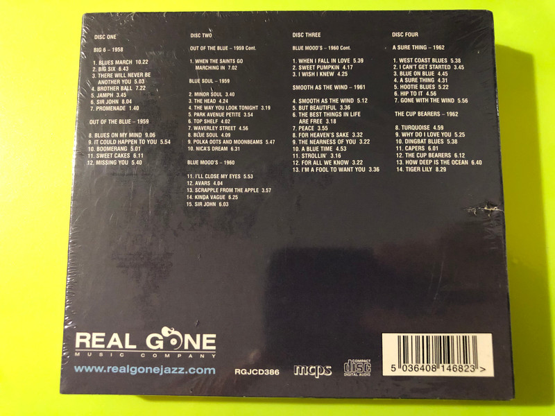 Real Gone Jazz: Blue Mitchell – Seven Classic Albums 4CD Deluxe Set (5036408146823)
