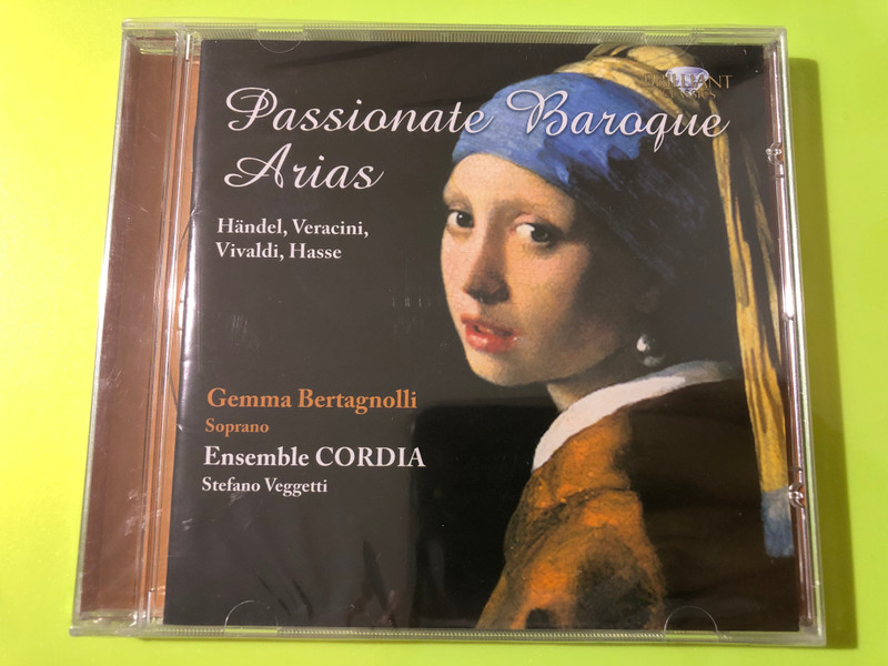 Brilliant Classics Passionate Baroque Arias CD - Gemma Bertagnolli (5028421940717)