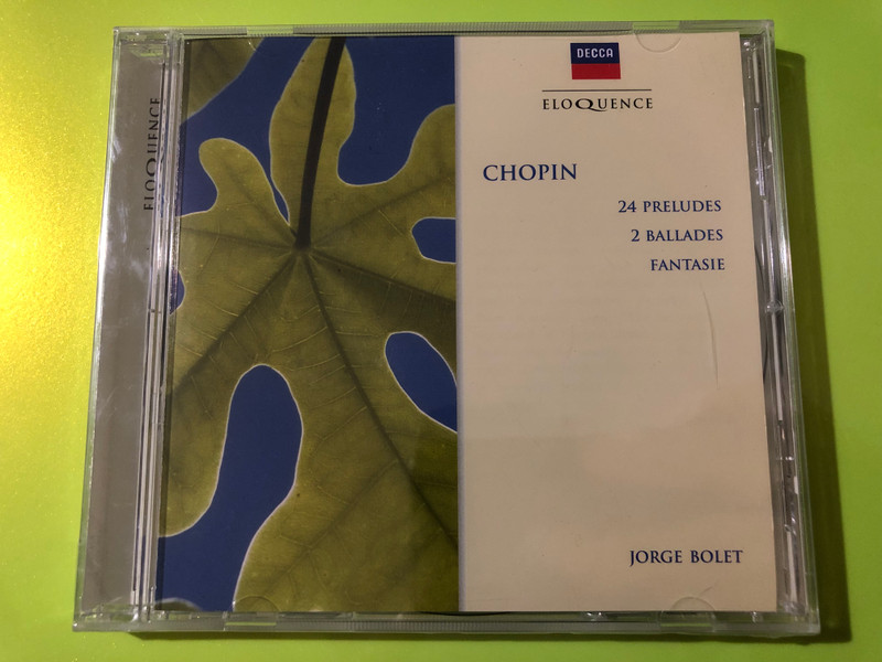 Decca Eloquence Chopin: 24 Preludes, Ballades, Fantasie CD - Jorge Bolet (028945817224)