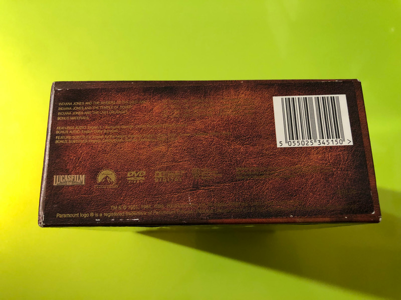 Paramount Pictures Indiana Jones The Complete DVD Movie Collection 4-Disc Box Set (5055025345150)