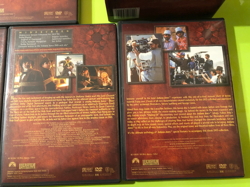Paramount Pictures Indiana Jones The Complete DVD Movie Collection 4-Disc Box Set (5055025345150)