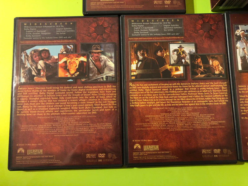 Paramount Pictures Indiana Jones The Complete DVD Movie Collection 4-Disc Box Set (5055025345150)