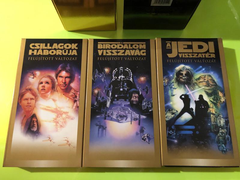 20th Century Fox Star Wars Trilógia Felújított Változat 3-VHS Gold Box Set (5997696301519)