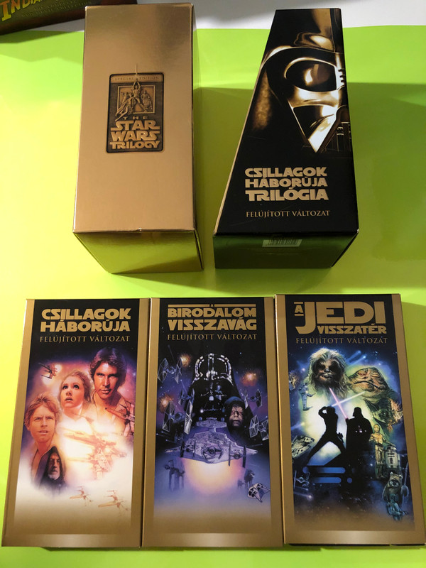 20th Century Fox Star Wars Trilógia Felújított Változat 3-VHS Gold Box Set (5997696301519)