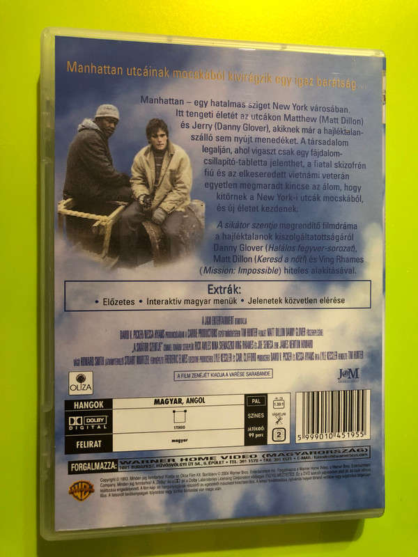 Warner Home Video The Saint of Fort Washington (A sikátor szentje) 1993 Matt Dillon DVD (5999010451955.)