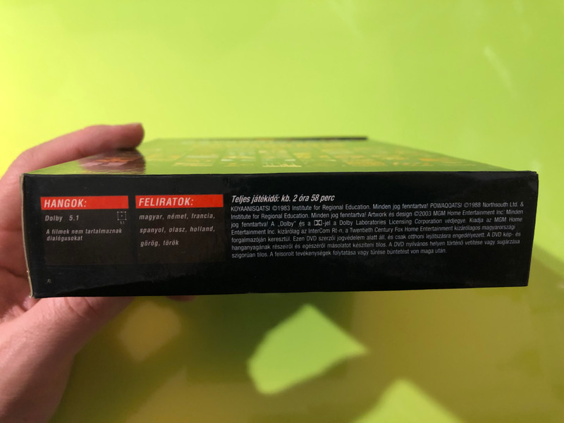 MGM Home Entertainment Koyaanisqatsi / Powaqqatsi DVD Box Set (5996255710410)