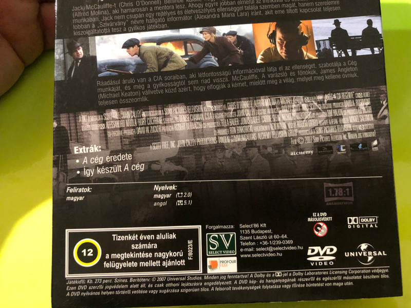 The Thrilling Chronicles of the CIA: Universal Studios The Company 3-Disc DVD Set (5996051050130)