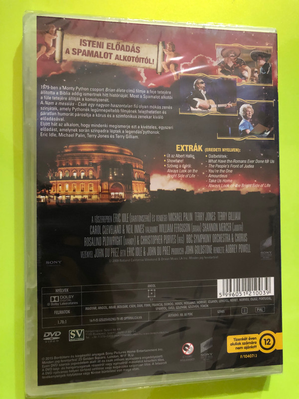 Not the Messiah: He's a Very Naughty Boy – Sony Pictures Comedy DVD (5996051210039.)