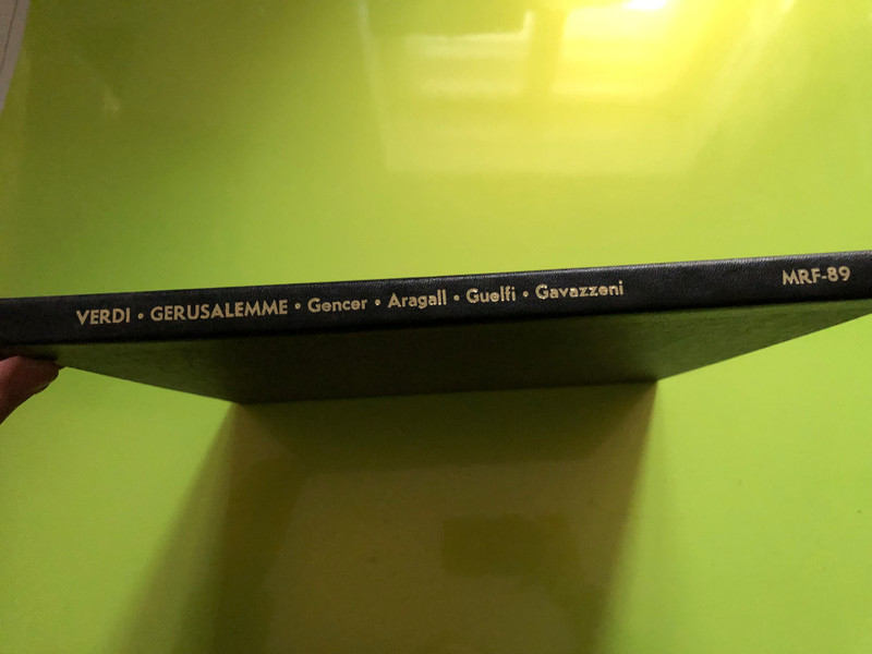 Rare Verdi Gerusalemme MRF Records Vinyl Box Set (VerdiGerusalemme)