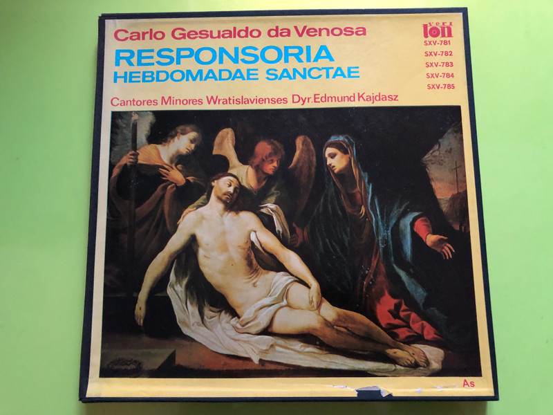 Carlo Gesualdo da Venosa: Responsoria Hebdomadae Sanctae Veriton Vinyl LP Box Set (CarloGesualdodaVenosa)