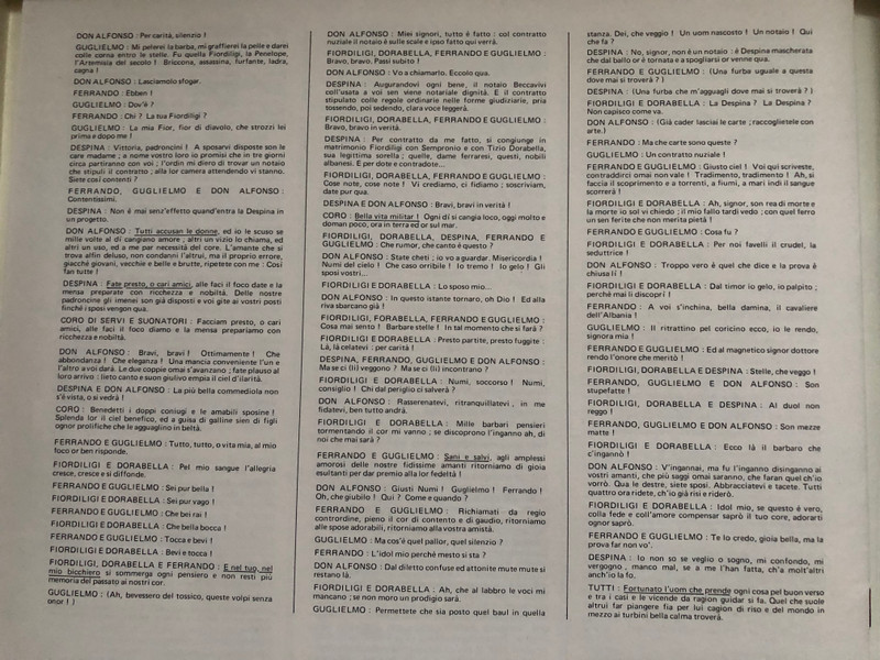 Mozart: Così fan tutte 3-LP Box Set by La Guilde Internationale du Disque (MozartCosìfantutte)