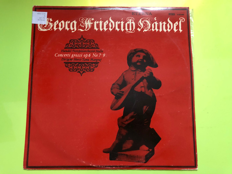 Baroque Grandeur: Georg Friedrich Händel Concerti Grossi Op. 6 by ETERNA Vinyl LP (ConcertiGrossiOp.6)