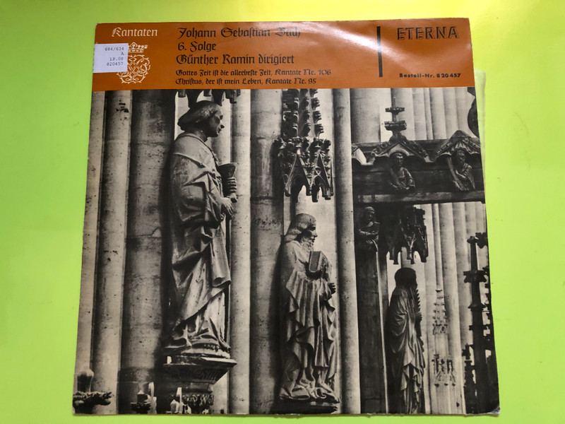 J.S. Bach Kantaten: ETERNA Vinyl LP - Günther Ramin Conducts 6. Folge (J.S.BachKantaten)
