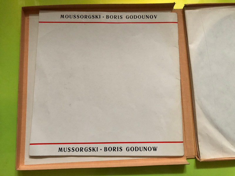 Mussorgsky: Boris Godunov 4-LP Box Set - Melodiya Opera Vinyl (BorisGodunov)