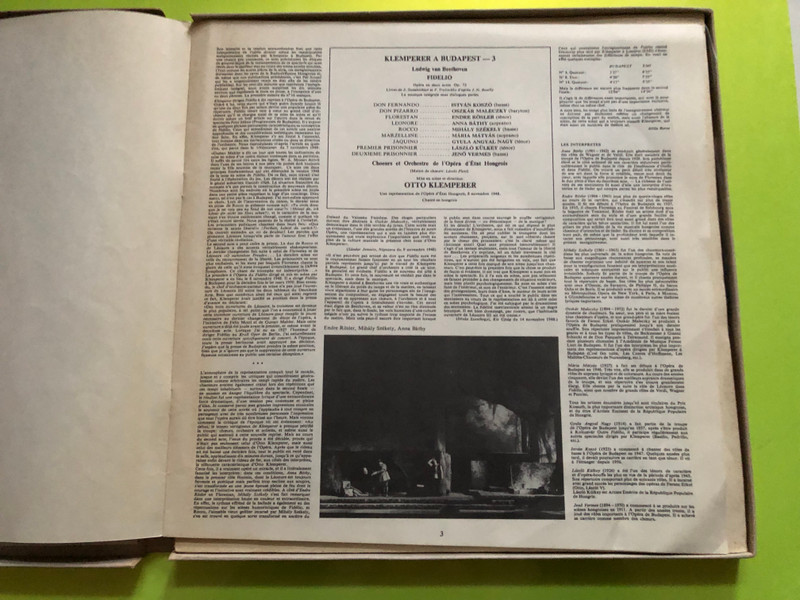 Beethoven: Fidelio - Melodiya 3-LP Box Set (Klemperer in Budapest) (Beethoven.Fidelio)