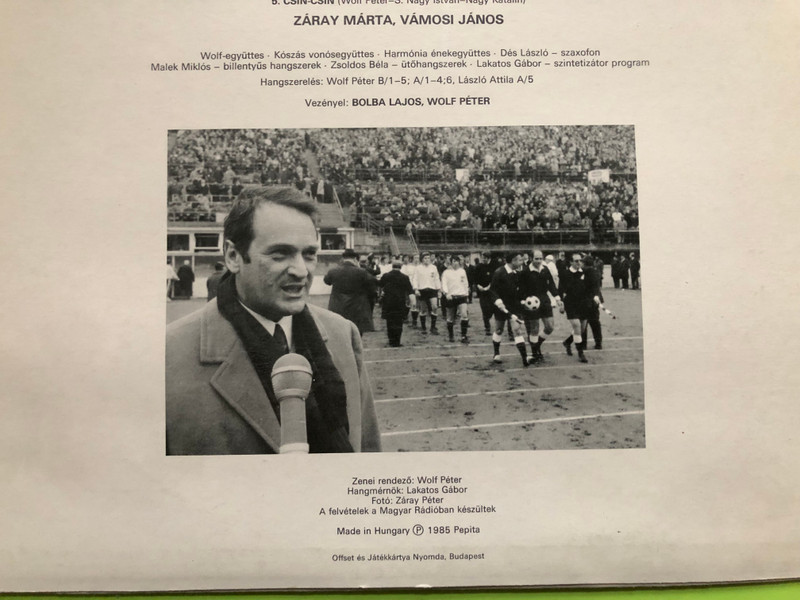 Pepita presents "Gól!" by Záray Márta & Vámosi János – Classic Pop Vinyl LP (GólZárayMárta)