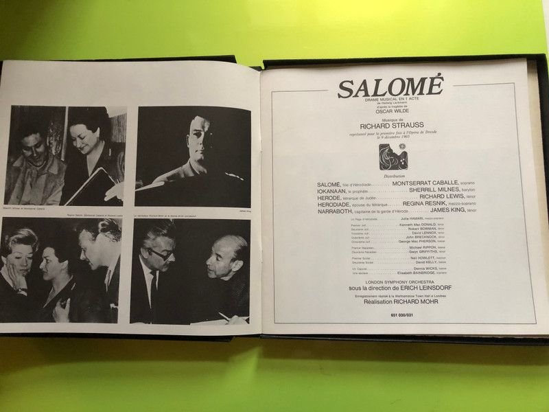 RCA Red Seal Vinyl Box Set - Richard Strauss: Salomé featuring Montserrat Caballé (RichardStraussSalomé)