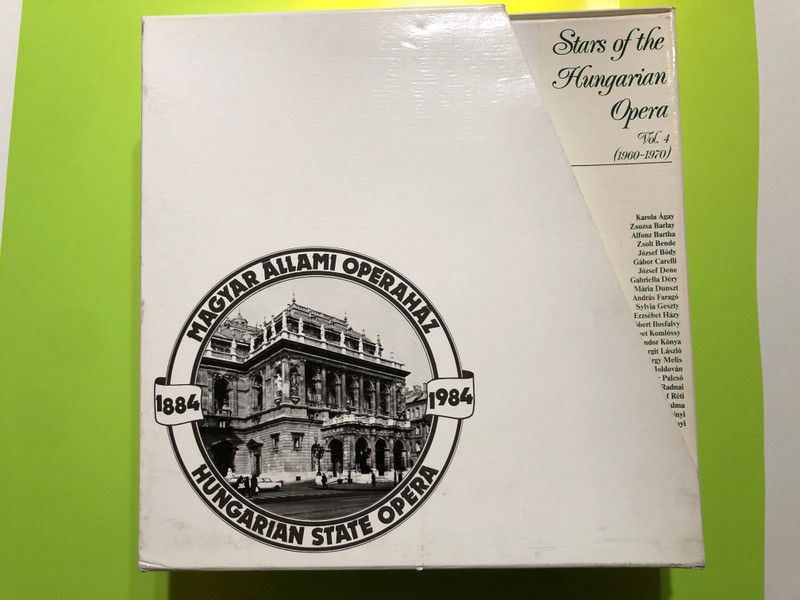Legendary Performances: Stars of the Hungarian Opera Vol. 1-4 Box Set by Hungaroton (HungarianOpera1-4)