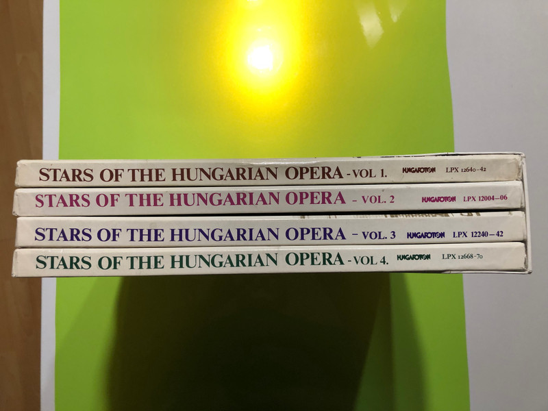 Legendary Performances: Stars of the Hungarian Opera Vol. 1-4 Box Set by Hungaroton (HungarianOpera1-4)