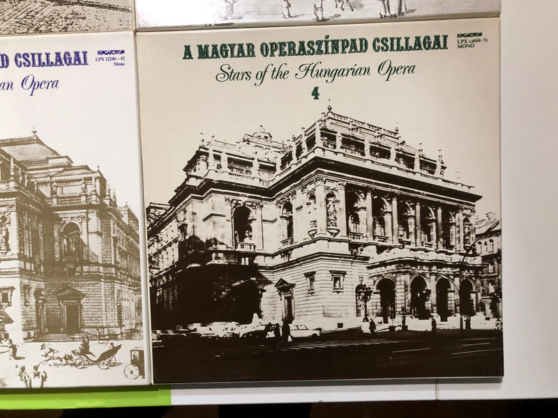 Legendary Performances: Stars of the Hungarian Opera Vol. 1-4 Box Set by Hungaroton (HungarianOpera1-4)
