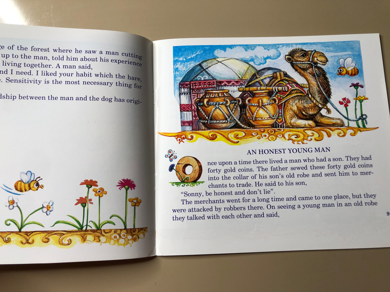 Turkmen State Publishing Service Presents: Turkmen Folk Tales Illustrated Children's Book (4833001502756)