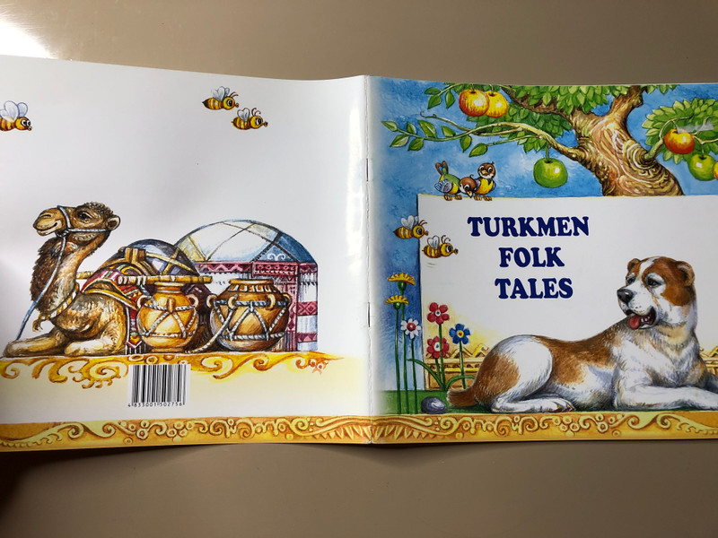 Turkmen State Publishing Service Presents: Turkmen Folk Tales Illustrated Children's Book (4833001502756)