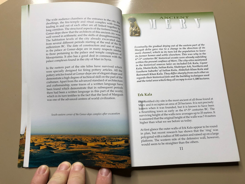 Ancient Merv City-Sites, Palaces, and Mausolea: A Visitor's Guide by Ylym Publishing House (A-56057)