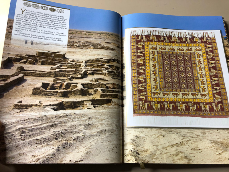 Janly Rowayat: Living Legend of Turkmen Carpets by Gurbanguly Berdimuhamedow - Hardcover Art Book (JanlyRowayat)