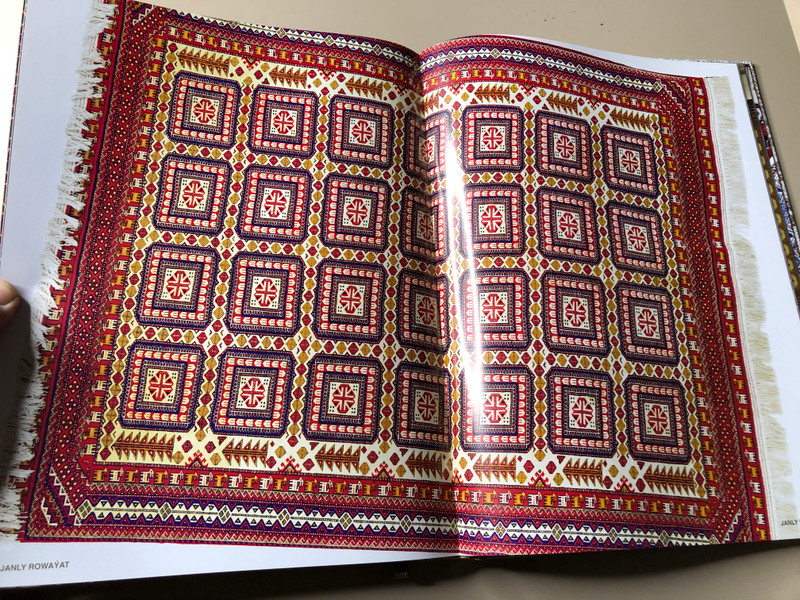 Janly Rowayat: Living Legend of Turkmen Carpets by Gurbanguly Berdimuhamedow - Hardcover Art Book (JanlyRowayat)
