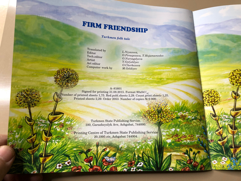 Loyalty - Turkmen State Children's Folk Tale Book (LoyaltyFolkTale)