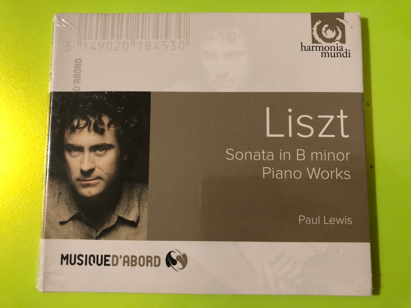 Harmonia Mundi Musique d’Abord: Liszt Sonata in B minor & Piano Works by Paul Lewis (3149020184530)