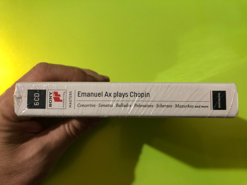 Sony Classical Emanuel Ax Plays Chopin: Complete Masters 6-CD Box Set (889854650421)
