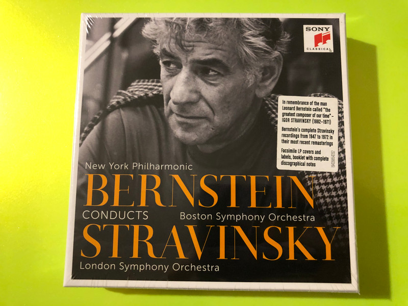 Sony Classical Bernstein Conducts Stravinsky: Remastered 6-CD Box Set (194398542027)
