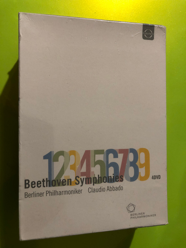 EuroArts Beethoven: The Complete Symphonies 4-DVD Set - Claudio Abbado (880242573780)
