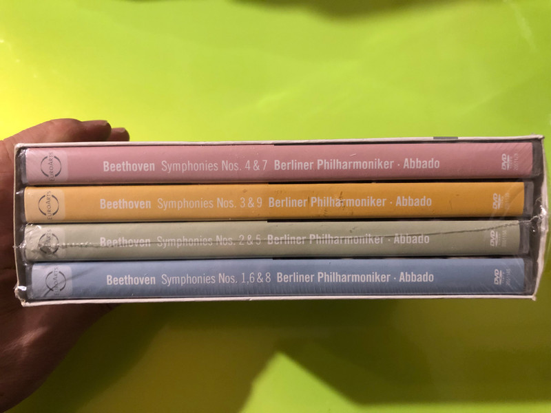 EuroArts Beethoven: The Complete Symphonies 4-DVD Set - Claudio Abbado (880242573780)