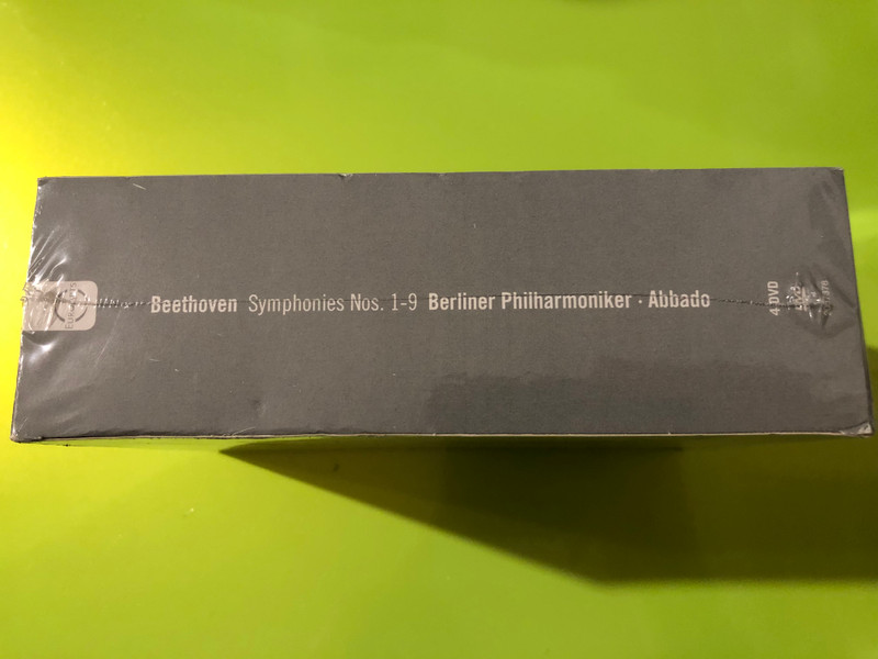 EuroArts Beethoven: The Complete Symphonies 4-DVD Set - Claudio Abbado (880242573780)