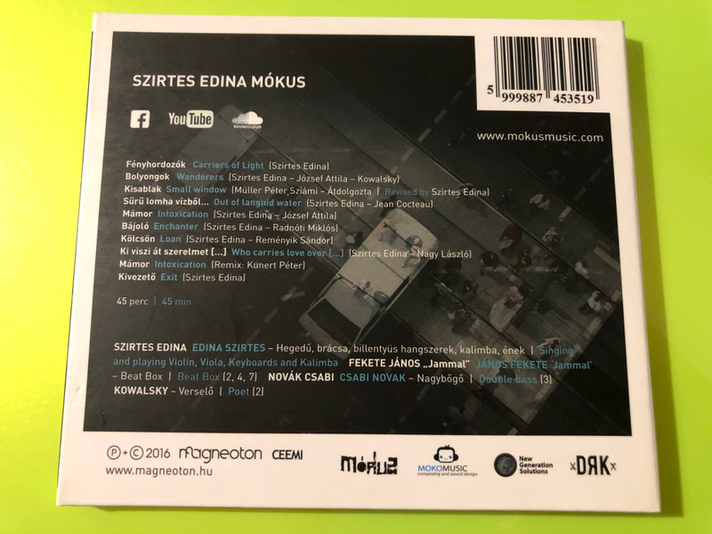 Edina Szirtes Mókus - Who Carries Love Over [...] Autographed CD (5999887453519)