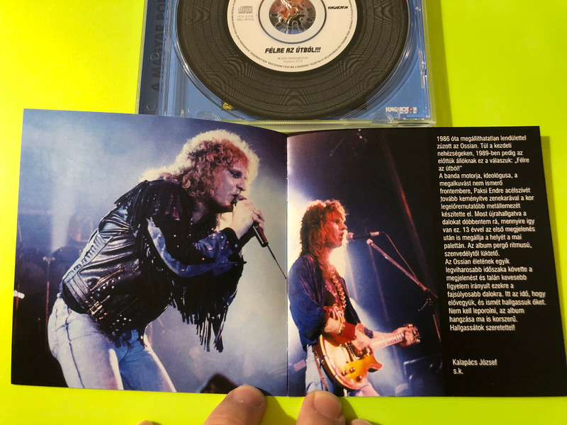 Ossian - Félre az útból!!! Hungarian Heavy Metal CD by Hungaroton (Autographed) (5991813723925)