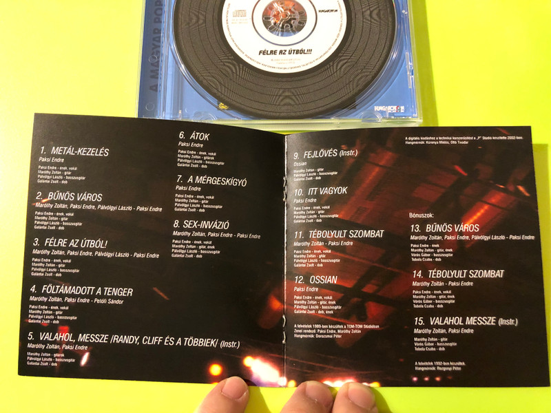 Ossian - Félre az útból!!! Hungarian Heavy Metal CD by Hungaroton (Autographed) (5991813723925)